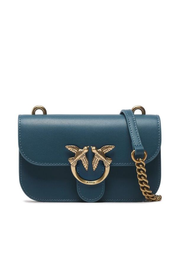 Torebka Pinko. Kolor: turkusowy
