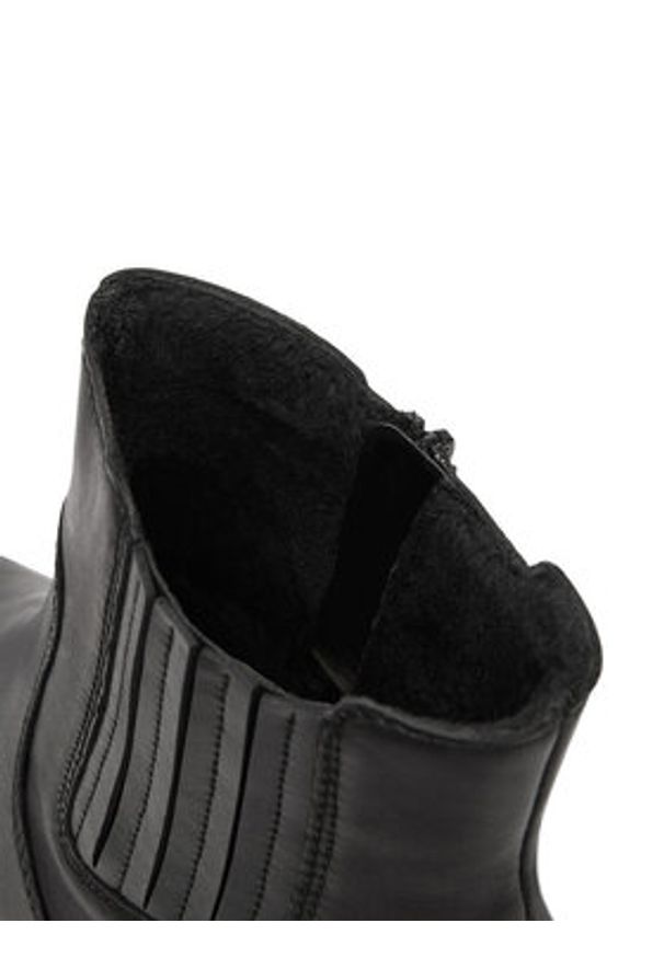 Rieker Botki CEO-Y2577-00 Czarny. Kolor: czarny. Materiał: skóra