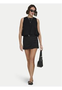 only - ONLY Top Aris 15364287 Czarny Loose Fit. Kolor: czarny. Materiał: wiskoza #4