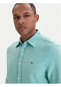 Tommy Jeans Koszula DM0DM22761 Zielony Regular Fit. Kolor: zielony. Materiał: len #2