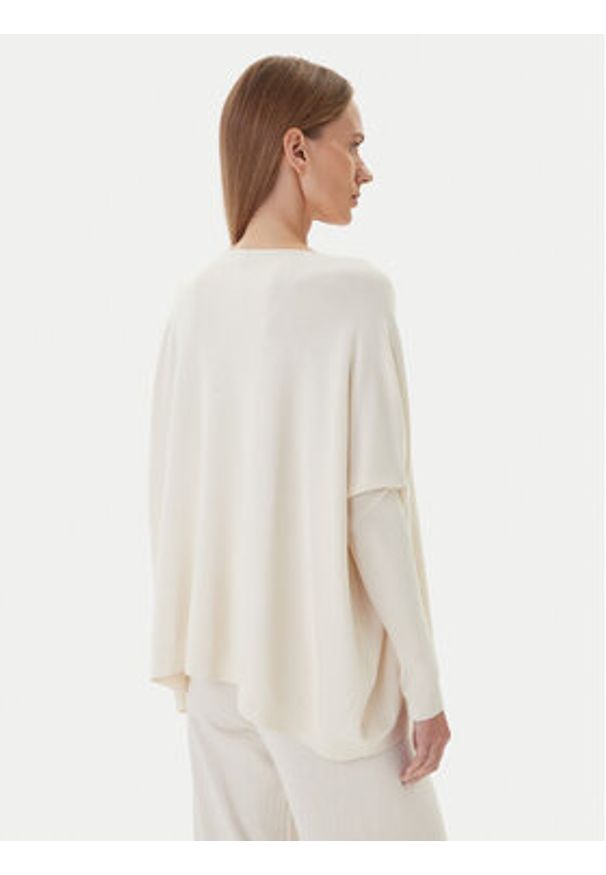 Kontatto Sweter 3M0802C Écru Relaxed Fit. Materiał: syntetyk
