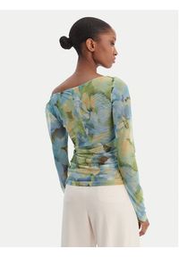 BARDOT - Bardot Bluzka Marisol 60306TB Zielony Slim Fit. Kolor: zielony. Materiał: syntetyk #6