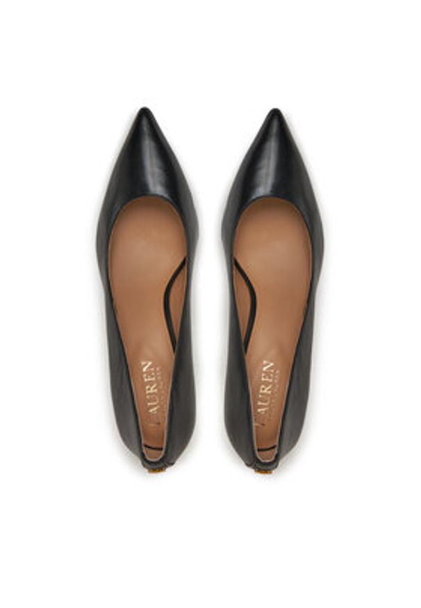 Lauren Ralph Lauren - LAUREN RALPH LAUREN Szpilki 802940602001 Czarny. Kolor: czarny. Materiał: skóra. Obcas: na szpilce