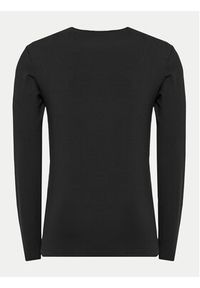 VERSACE - Versace Longsleeve AUU01007 1A10011 Czarny Regular Fit. Kolor: czarny. Materiał: bawełna. Długość rękawa: długi rękaw #7