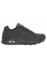 skechers - Buty do chodzenia męskie, Skechers Uno-Stand On Air. Zapięcie: sznurówki. Kolor: czarny. Materiał: syntetyk, tkanina, materiał. Szerokość cholewki: normalna. Sport: turystyka piesza