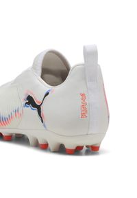 Puma - Młodzieżowe buty piłkarskie FUTURE 8 MATCH MG bez sznurowadeł PUMA. Kolor: czerwony, biały, wielokolorowy, czarny. Sport: piłka nożna