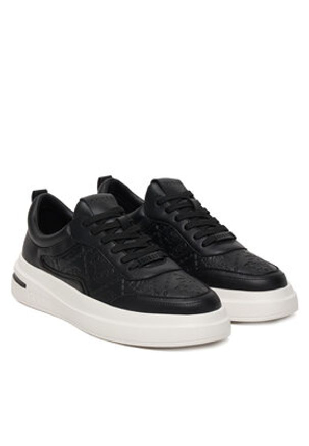 Guess Sneakersy FMPENO FAL12 Czarny. Kolor: czarny. Materiał: skóra, syntetyk