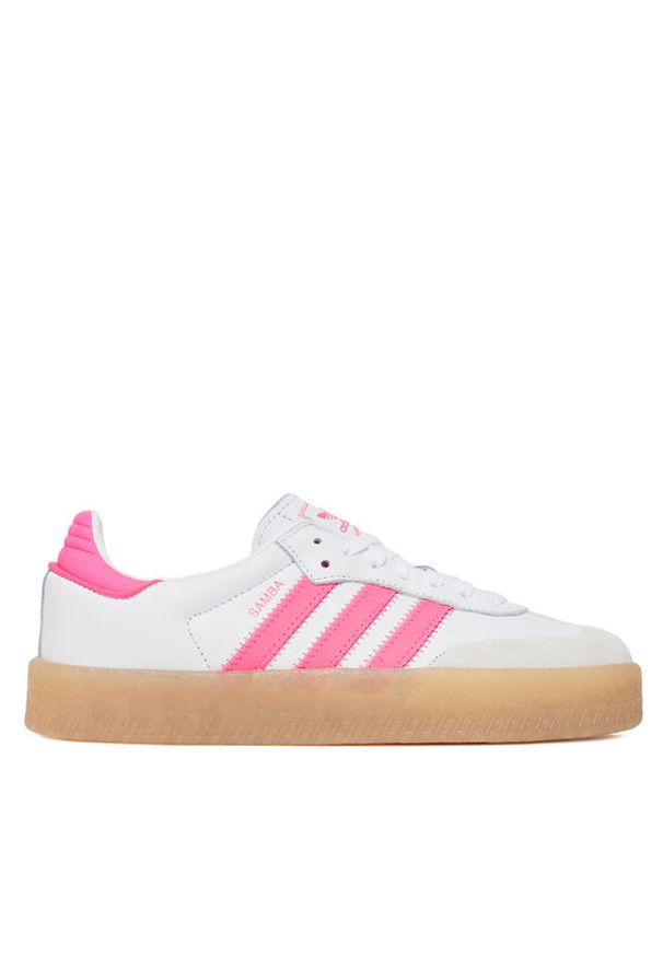 Adidas - adidas Sneakersy Sambae JS3940 Biały. Kolor: biały. Materiał: skóra