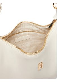 TOMMY HILFIGER - Tommy Hilfiger Torebka Th Essential Shoulder Bag AW0AW18373 Beżowy. Kolor: beżowy. Materiał: skórzane #5