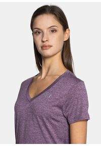 Koszulka damska Under Armour Tech Ssv Twist (1258568-554). Kolor: fioletowy. Materiał: materiał