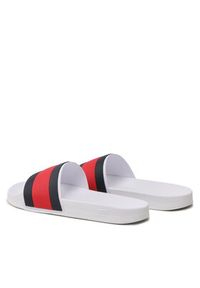 TOMMY HILFIGER - Tommy Hilfiger Klapki Rubber Th Flag Pool FM0FM04236 Biały. Kolor: biały #5