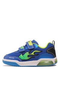 Sneakersy Geox J Inek B. B J359CB 014BU C4344 S Royal/Lime. Kolor: niebieski. Materiał: materiał #1