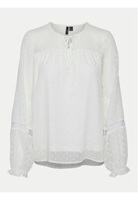 Vero Moda Bluzka Leah 10314692 Biały Regular Fit. Kolor: biały. Materiał: syntetyk #5