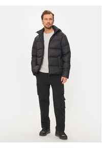 4f - 4F Kurtka puchowa 4FWAW24TDJAM513 Czarny Regular Fit. Kolor: czarny. Materiał: syntetyk #4