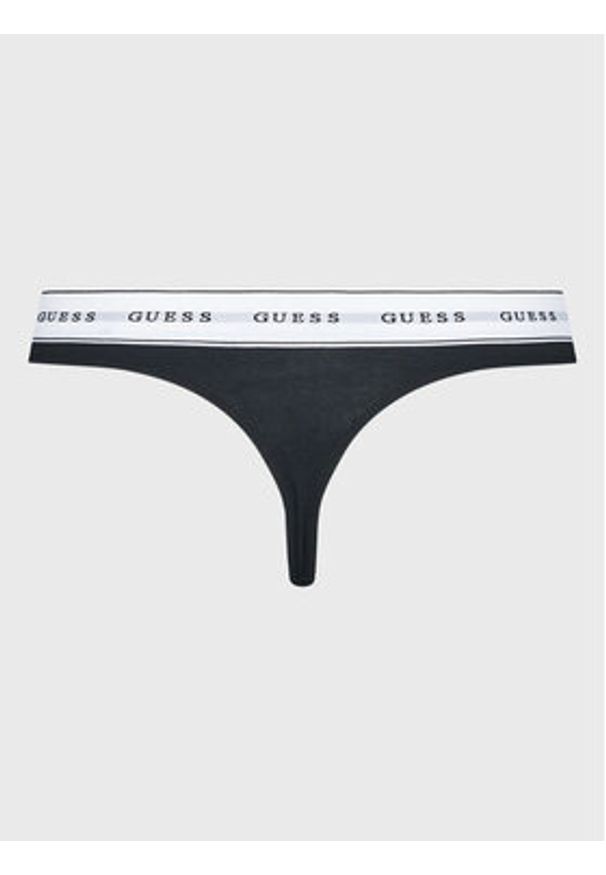 Guess Stringi Carrie O97E04 KBBU1 Czarny. Kolor: czarny. Materiał: bawełna