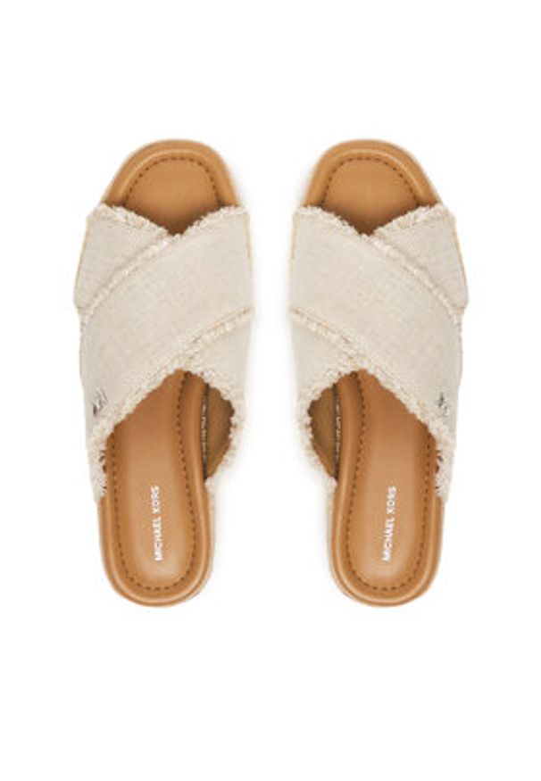 MICHAEL Michael Kors Espadryle Kenzie 40S6KZFS2D Beżowy. Kolor: beżowy. Materiał: materiał