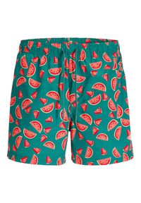 Jack & Jones Szorty kąpielowe Maui Vibes 12291426 Niebieski Regular Fit. Kolor: niebieski. Materiał: syntetyk #1