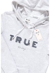 Mustang - BLUZA MUSTANG Bella H Embroidery Light grey melange 1008016 4141. Wzór: nadruk #10