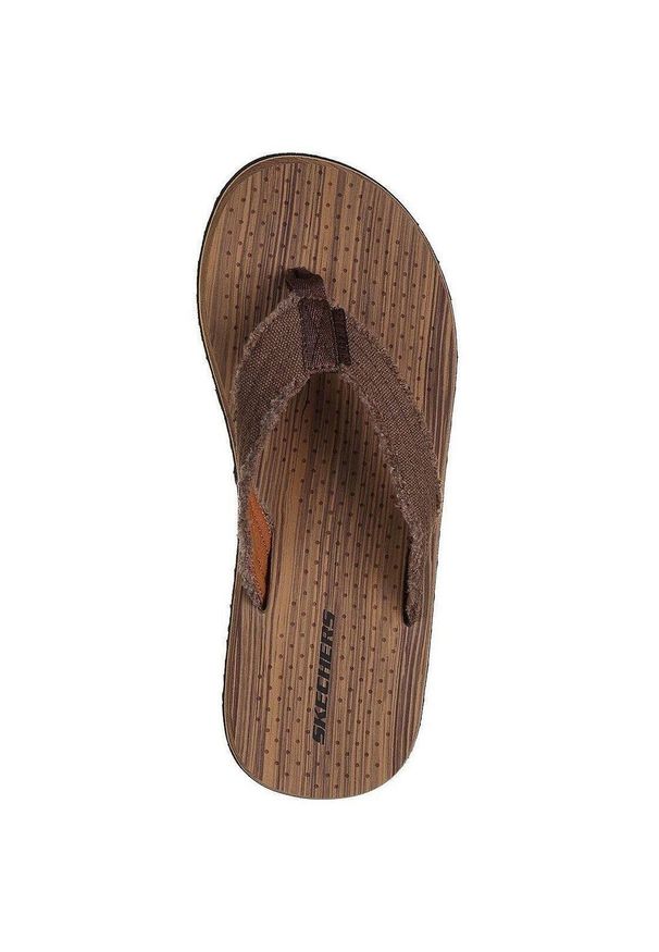 skechers - Plaskanie Skechers Tantric - Fritz, Mężczyźni. Kolor: brązowy. Materiał: materiał