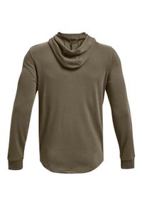 Bluza z kapturem Under Armour UA Rival Terry Logo, Mężczyźni. Typ kołnierza: kaptur. Kolor: zielony, wielokolorowy, pomarańczowy
