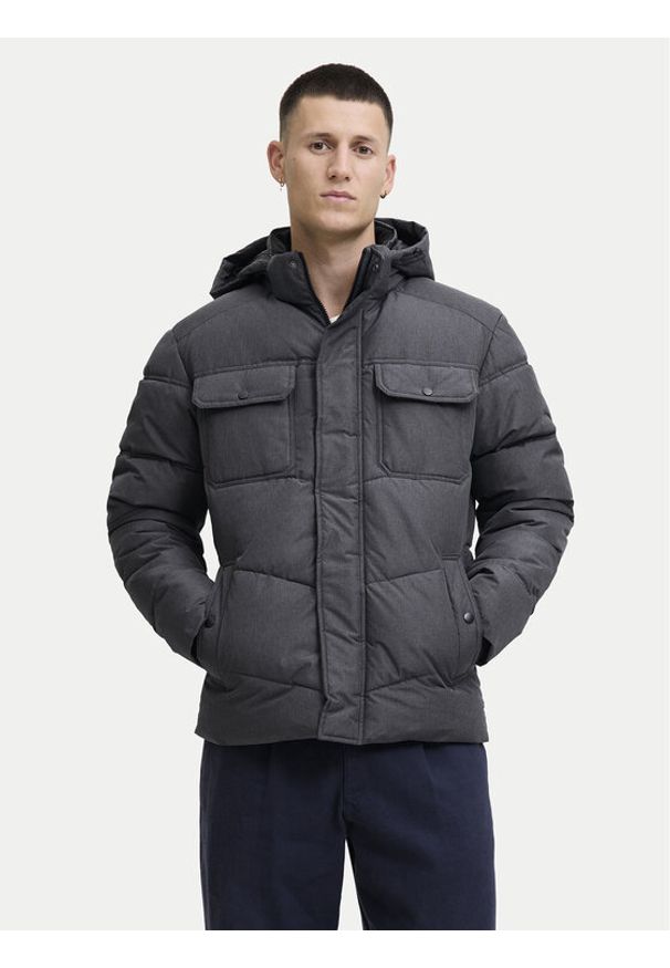 Jack & Jones Kurtka zimowa Morgan 12279687 Szary Regular Fit. Kolor: szary. Materiał: syntetyk. Sezon: zima