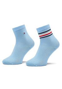 TOMMY HILFIGER - Zestaw 2 par wysokich skarpet damskich Tommy Hilfiger. Kolor: niebieski #1
