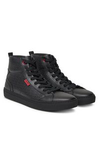 Hugo - HUGO Sneakersy Morrie 50553127 Czarny. Kolor: czarny. Materiał: skóra