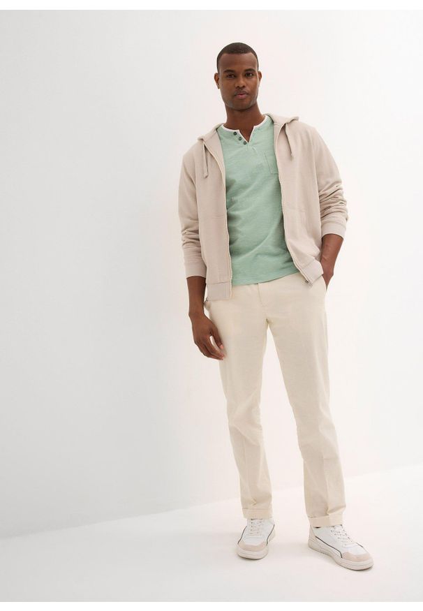 bonprix - T-shirt 2 w 1, krótki rękaw. Kolor: zielony. Długość rękawa: krótki rękaw. Długość: krótkie