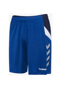 Hummel Move Tech Poly Szorty Dziecięce - Komfort i Styl. Okazja: na uczelnię. Kolor: niebieski, biały, wielokolorowy. Styl: sportowy. Sport: joga i pilates #1