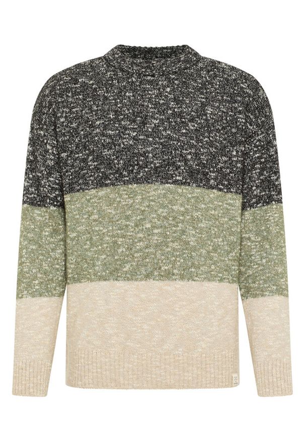 Mustang Sweter Elwood 1016851 Kolorowy Regular Fit. Materiał: bawełna. Wzór: kolorowy