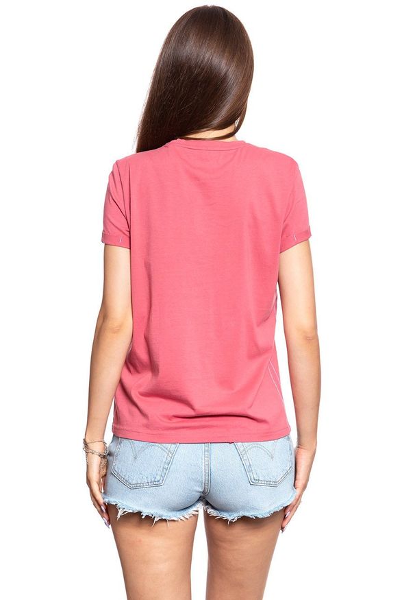 Mustang - MUSTANG T SHIRT DAMSKI Alina C Print 1009413 8271. Wzór: nadruk
