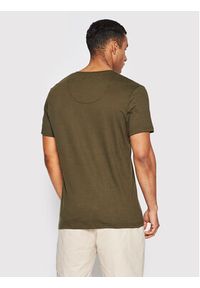 Brave Soul T-Shirt MTS-149SAINTE Zielony Regular Fit. Kolor: zielony. Materiał: bawełna