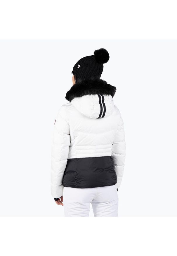 Kurtka narciarska damska Rossignol Joseray Down Jkt. Kolor: biały. Sezon: zima. Sport: narciarstwo