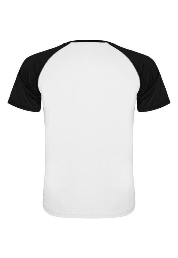 ROLY - Koszulka Sportowa Z Krótkim Rękawem Unisex Dla Dorosłych Indianapolis. Kolor: biały, wielokolorowy, czarny. Długość rękawa: krótki rękaw. Długość: krótkie