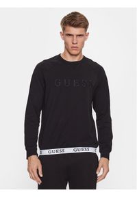 Guess Bluza U3YQ01 KBS91 Czarny Regular Fit. Kolor: czarny. Materiał: bawełna