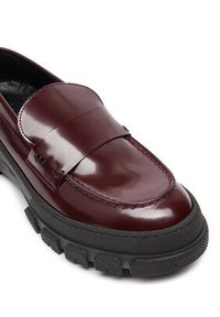 Weekend Max Mara Loafersy Conero 2425526015600 Bordowy. Kolor: czerwony. Materiał: skóra #5