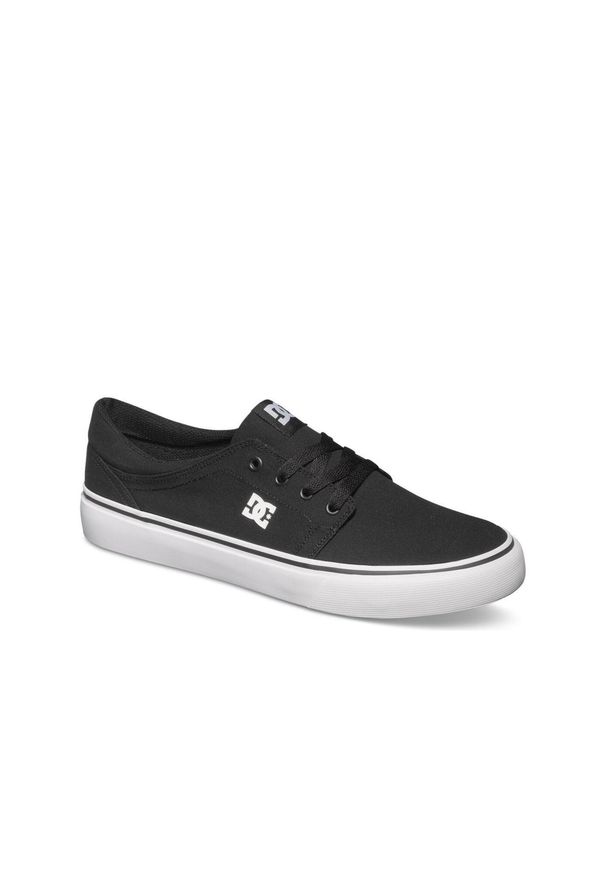 DC Shoes - Buty dla Mężczyzn TRASE TX Czarny. Kolor: szary. Materiał: bawełna, guma, tkanina. Szerokość cholewki: normalna. Wzór: nadruk
