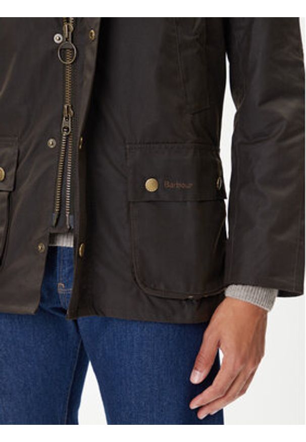 Barbour Kurtka przejściowa Ashby MWX0339OL71 Zielony Regular Fit. Kolor: zielony. Materiał: bawełna