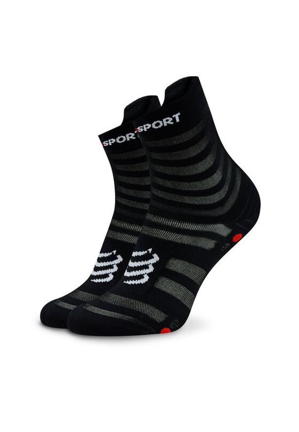 Compressport Skarpety długie Pro Racing Socks V4.0 Ultralight Run High XU00050B Czarny. Kolor: czarny. Materiał: materiał