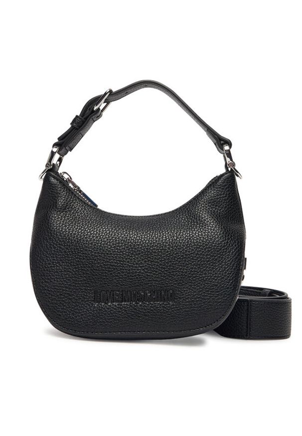 Love Moschino - LOVE MOSCHINO Torebka JC4019PP1NLT000B Czarny. Kolor: czarny. Materiał: skórzane