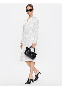 Calvin Klein Sukienka koszulowa K20K205509 Biały Regular Fit. Kolor: biały. Materiał: wiskoza. Typ sukienki: koszulowe #5
