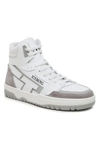 Iceberg Sneakersy Comb IU154401 Biały. Kolor: biały. Materiał: skóra #6