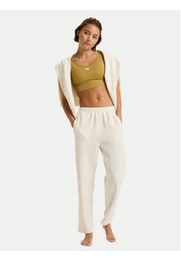 Roxy Spodnie dresowe Rise & Vibe Sweets ERJNP03660 Écru Regular Fit. Materiał: syntetyk #5