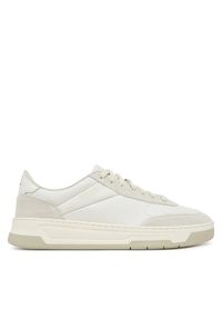 BOSS Sneakersy Baltimore 50548705 Biały. Kolor: biały. Materiał: zamsz, skóra
