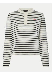 Pieces Sweter Senna 17156406 Écru Regular Fit. Materiał: syntetyk #5