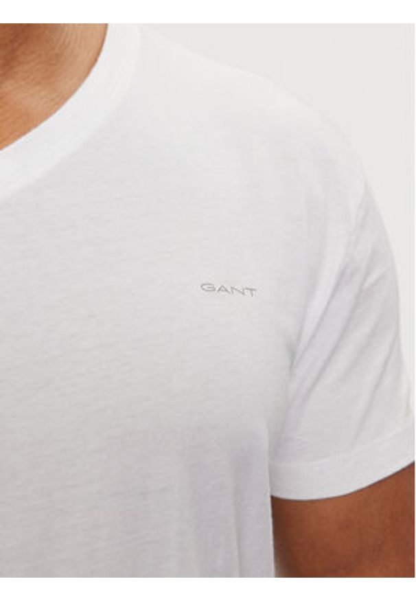 GANT - Gant Komplet 2 t-shirtów 900002018 Biały Regular Fit. Kolor: biały. Materiał: bawełna