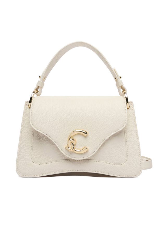 Coccinelle Torebka SSL Coccinelle C-Me E1 SSL 18 02 01 Écru. Materiał: skórzane