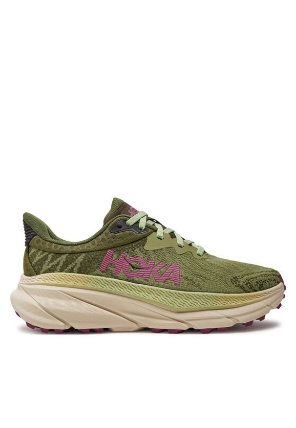 HOKA - Hoka Buty do biegania Challenger Atr 7 1134498 Zielony. Kolor: zielony. Materiał: materiał