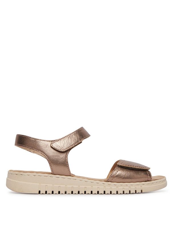 Sandały Caprice. Kolor: brązowy