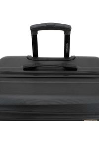 Wittchen - Duża walizka z ABS-u z żebrowaniem czarna. Kolor: czarny. Materiał: guma #3